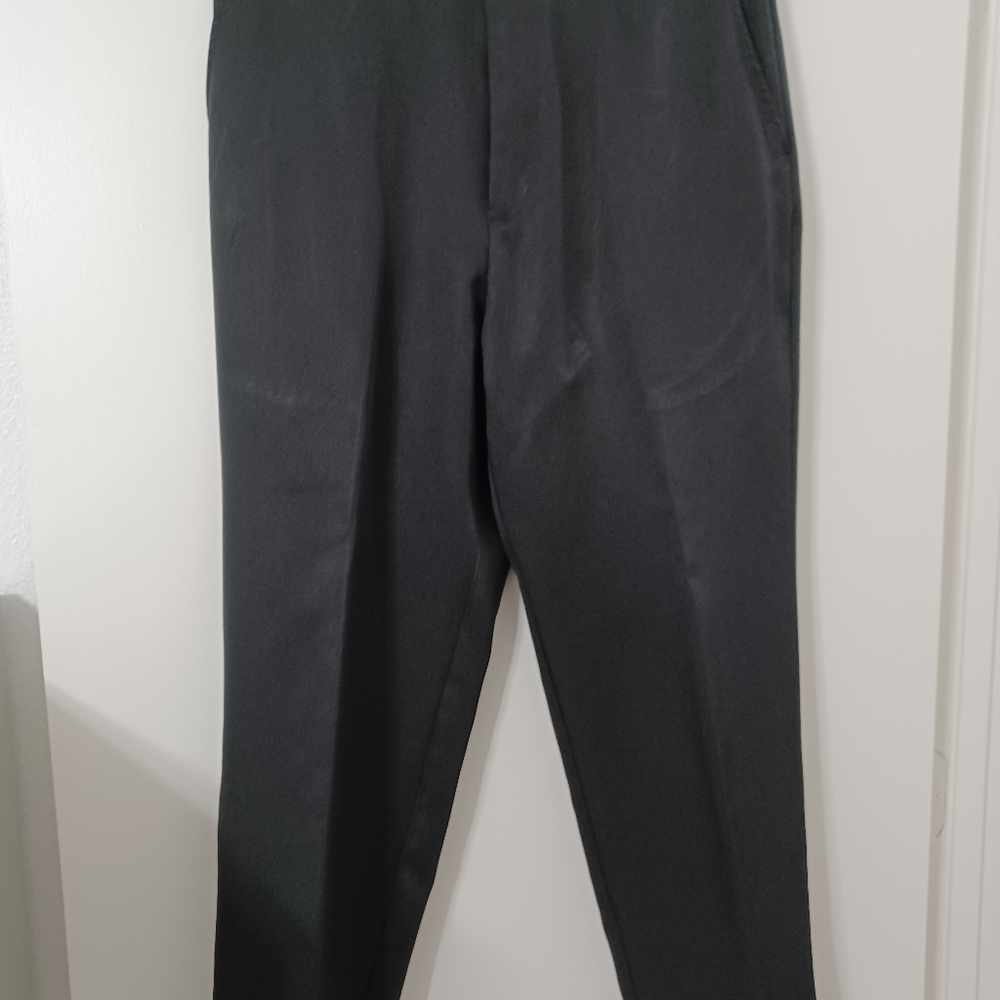 Puritan 32x30 black polyester dress pants
